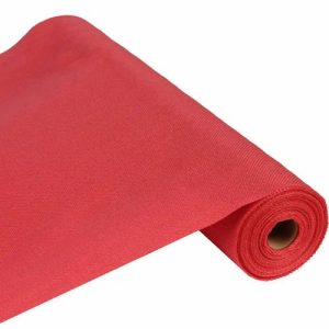 FJF Deep Red Color Fabrics